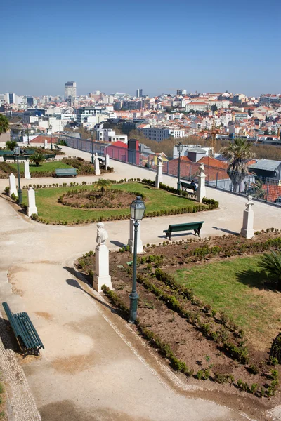 Garten von san pedro de alcantara in lisbon — Stockfoto