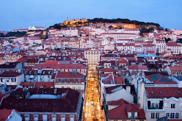 Ciudad de Lisboa al atardecer en Portugal —  Fotos de Stock