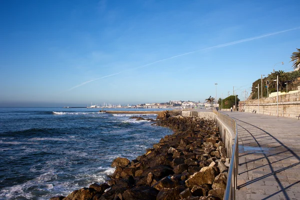 Atlantic Ocean Promenade in Estoril — Stock Photo, Image