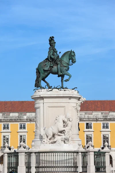 Statua del Re Jose I a Lisbona — Foto Stock