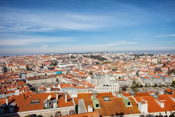 Lissabonin kaupunki Cityscape Portugalissa — kuvapankkivalokuva