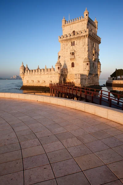 Belem tower på floden Tejo i Lissabon — Stockfoto