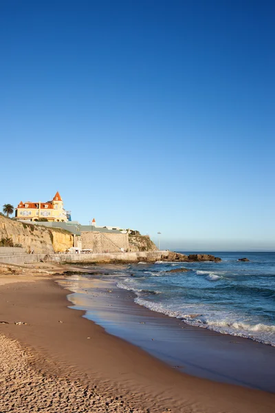 Plaża Estoril w Portugalii — Zdjęcie stockowe