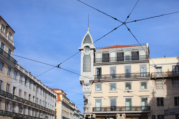 Edificios en el barrio de Chiado de Lisboa —  Fotos de Stock