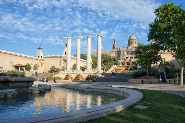 Staden barcelona pittoreska landskap — Stockfoto