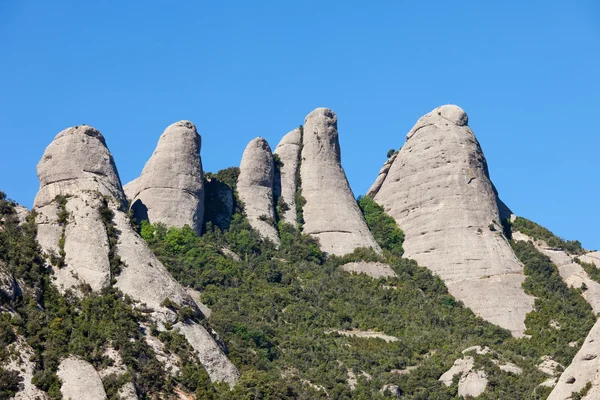 Peaks of the Montserrat Mountains — Stock Photo, Image