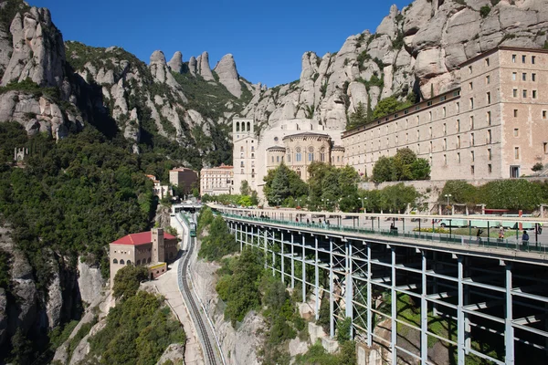 Santa Maria de Montserrat in Spanien — Stockfoto