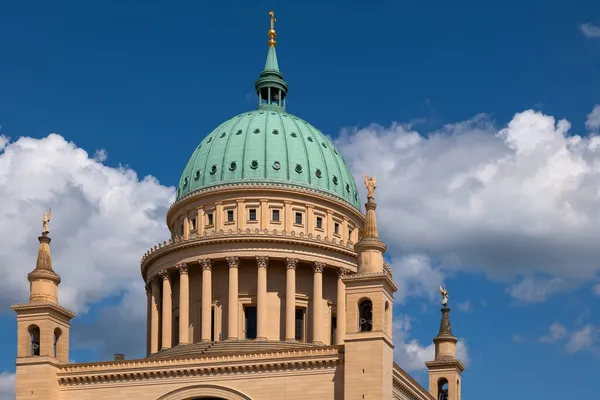 Igreja São Nicolau Nikolaikirche Cúpula Cidade Potsdam Brandemburgo Alemanha Estilo — Fotografia de Stock