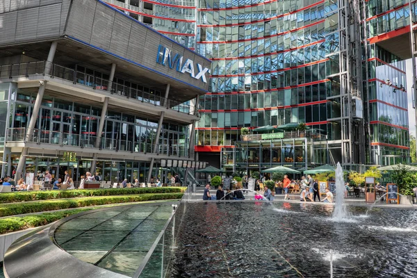 Berlín Alemania Agosto 2021 Sony Center Complex Interior Potsdamer Platz — Foto de Stock