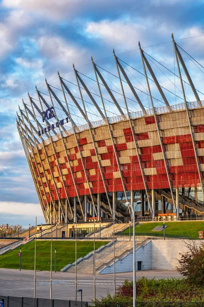 Warsaw Poland October 2021 National Stadium Polish Stadion Narodowy Pge — Stock Photo, Image