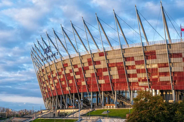 Warsaw Poland October 2021 National Stadium Polish Stadion Narodowy Pge — Stock Photo, Image