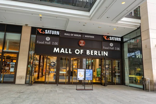 Berlijn Duitsland Augustus 2021 Lp12 Mall Berlin Leipziger Platz Ingang — Stockfoto