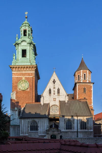 Kathedraal Wawel Katedra Wawelska Krakau Polen Koninklijke Aartskathedraal Basiliek Van — Stockfoto