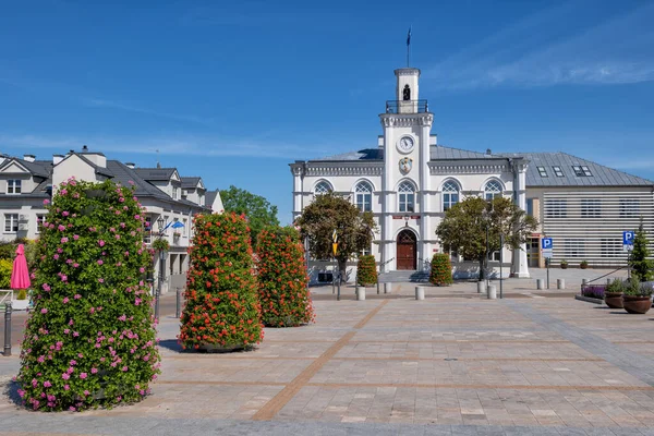 Het Stadhuis Stad Ciechanow Polen Neo Gotisch Gebouw Uit 1844 — Stockfoto