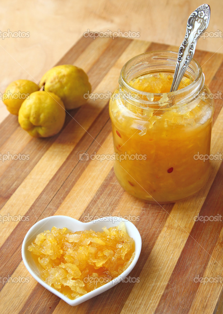 Quince jam — Stock Photo © olesia 13815079