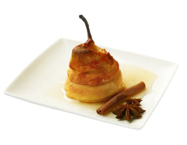 Armut puf testte beyaz zemin üzerine bal ile