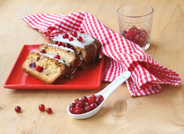 Baking with cranberries — Stock Photo, Image