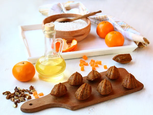 Vegetarian Greek pastry ingredients on the background — Stock Photo, Image