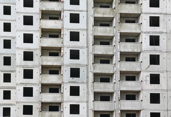Monolithic facade of the house under construction — Stock Image Monolithic facade of the house under construction Stock Photo