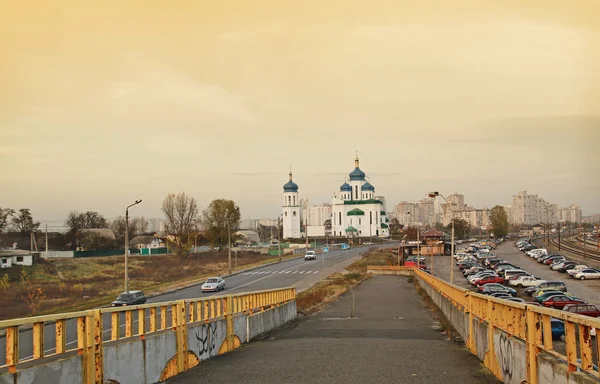 Iglesia ortodoxa en Kiev, Ucrania — Foto de Stock