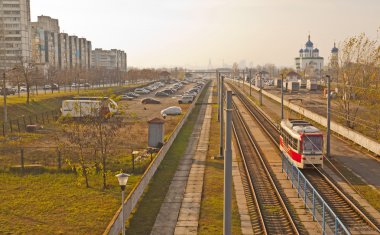 Kiev, Ukrayna bölgesinde Troieschyna Panoraması