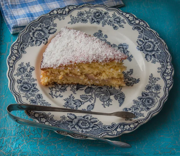 Portion biscuit with coconut — Stock Photo, Image