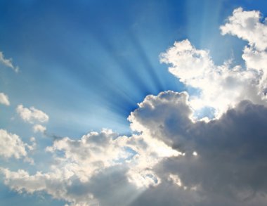 Güneş ışınları yoluyla. 