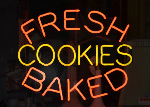 Cookies tecken — Stockfoto