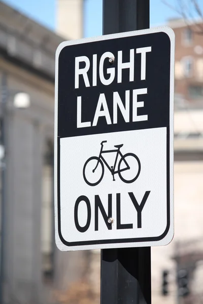 Bicycle Sign — Stock Photo, Image