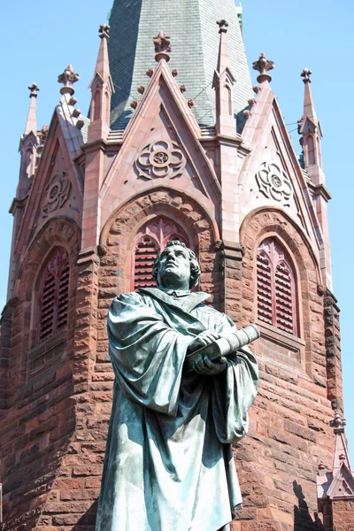 Статуя Мартина Лютера Стоковая Картинка
