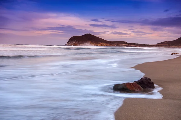 Genoveses playa y mar — Foto de Stock