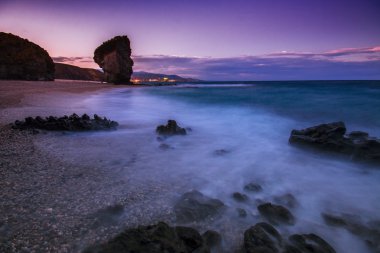 cabo doğal parkın kıyısında günbatımı