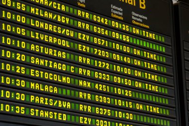 havaalanı kalkış kurulu