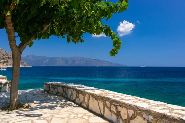 Plage de Céphalonie et mer Ionienne en Grèce — Photo