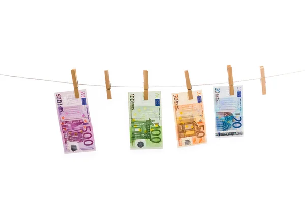 Euro money laundering — Stock Photo, Image