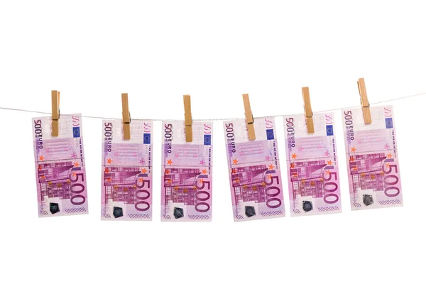 Euro money laundering — Stock Photo, Image