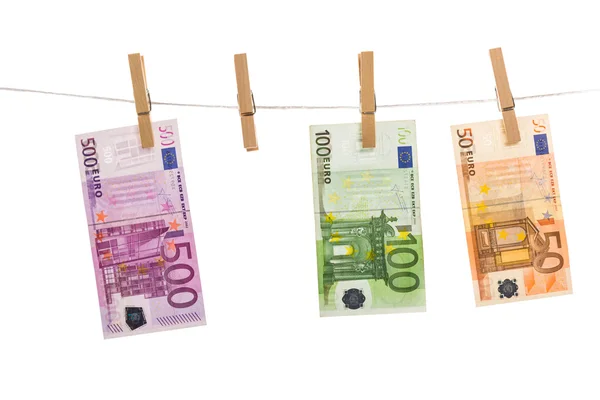 Euro money laundering — Stock Photo, Image