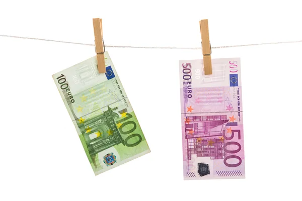 Euro money laundering — Stock Photo, Image