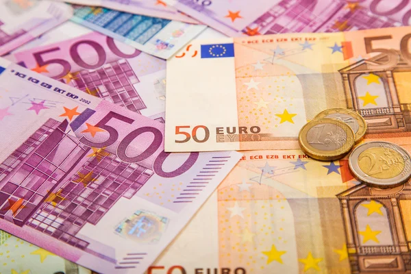 欧元的钱 — 图库照片