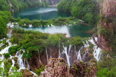 Şelalenin plitvice Milli Parkı, Hırvatistan