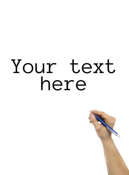 Your text here — Stock Photo, Image