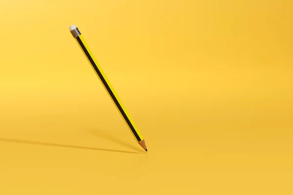 Yellow Black Drawing Pencil Art Design Education Stationery Equipment Creative — 스톡 사진