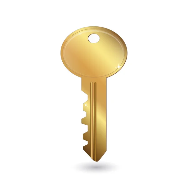 Gold Key — Stock Vector