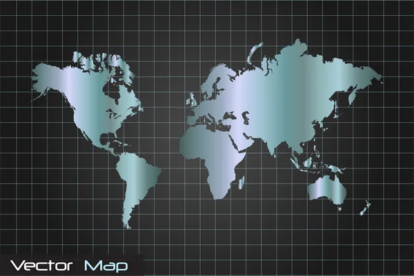 Mapa do mundo — Vetor de Stock