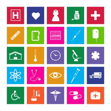 tıbbi metro simgeler