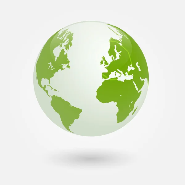 Earth Globe — Stock Vector