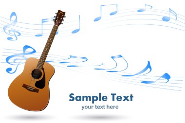 akustik gitar müzik arka plan