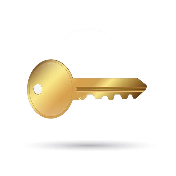 Gold Key — Stock Vector