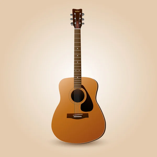 Acoustic Guitar — Stock Vector