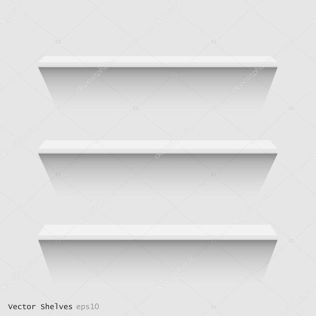 Shelves, Vector Illustration